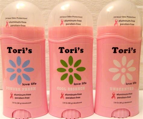 deodorants without parabens.